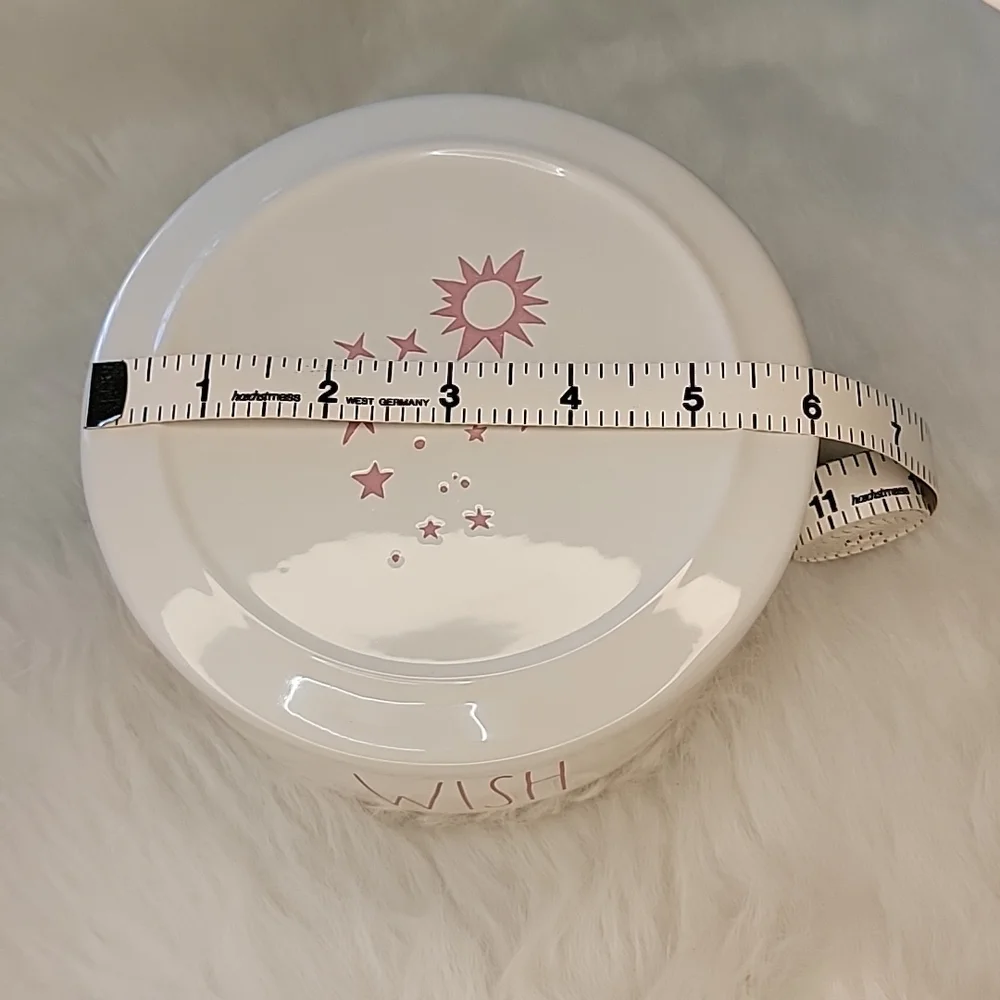 RAE DUNN NeW White Pink 